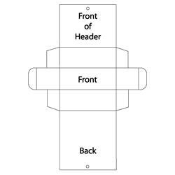 Five-Panel Tuck (Dieline)