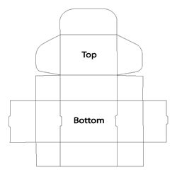Roll End Tuck Top (Dieline)