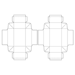 Simplex Style Tray (Dieline)