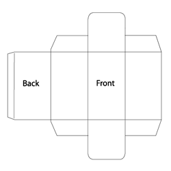 Standard Straight Tuck End (Dieline)